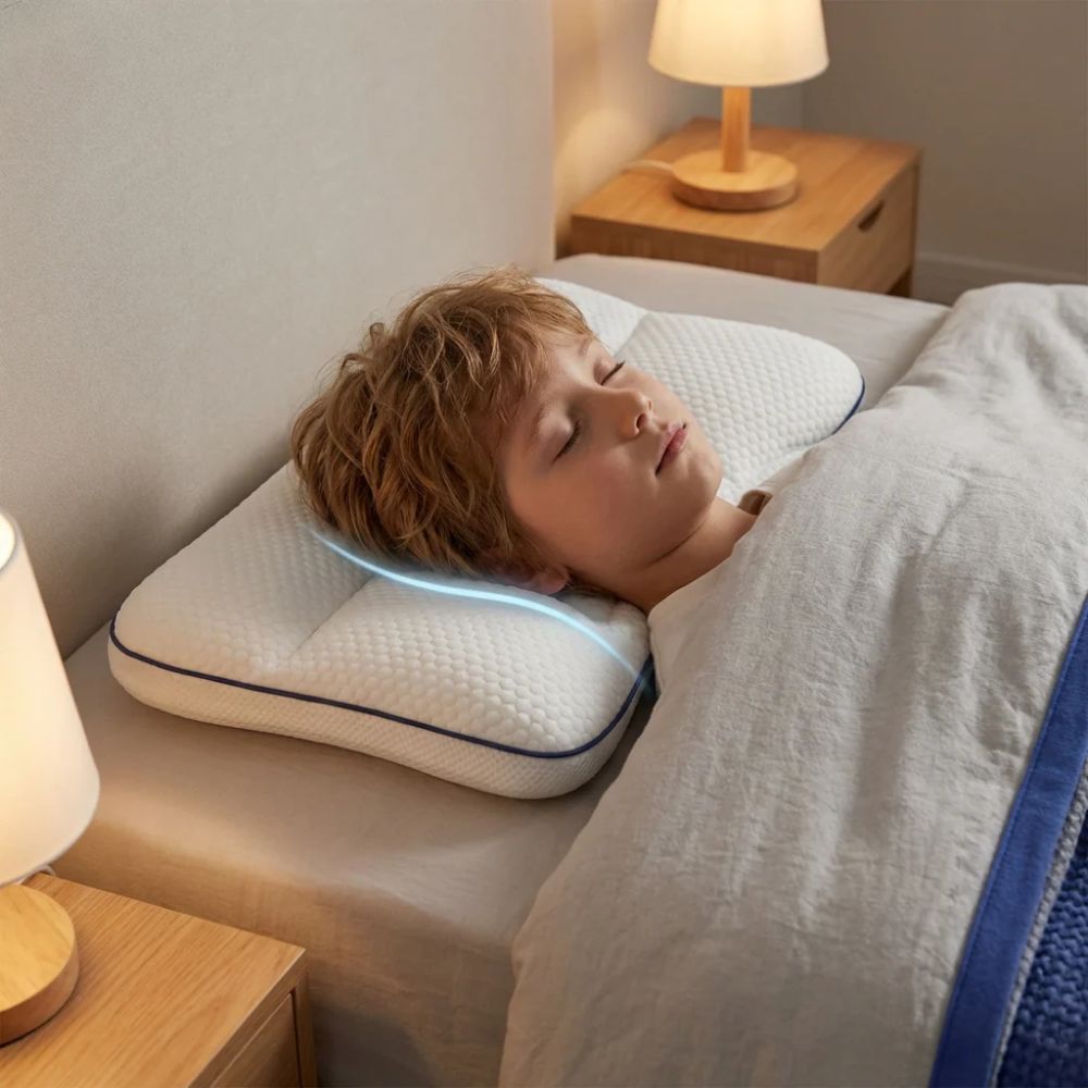 Oreiller ergonomique pour enfant