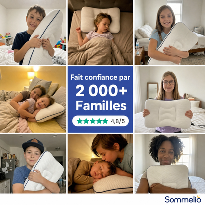 Oreiller ergonomique pour enfant